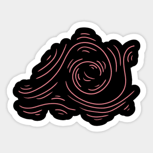 Swirling waves of the ocean Sticker